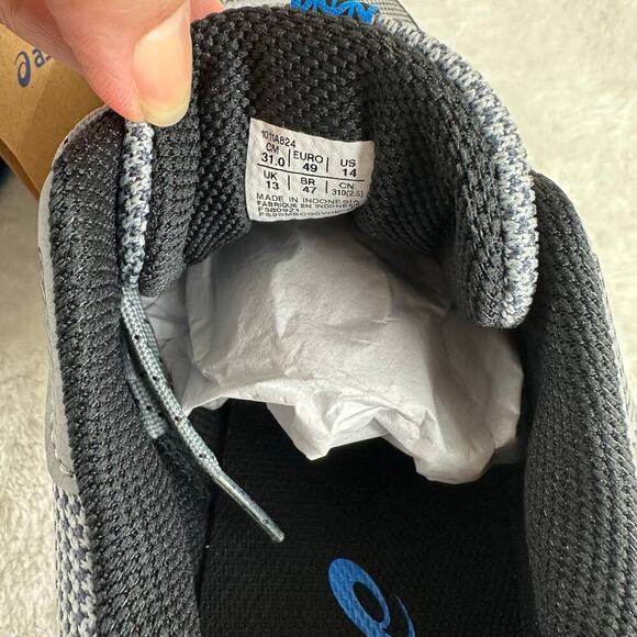 ASICS Gel-Venture 8 Men’s Trail Running Shoes Gray Blue US 14 NWT - Picture 11 of 13